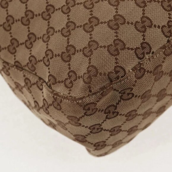 GUCCI GG Canvas Hand Bag 2way Beige White Auth ep10950 - Picture 3 of 16